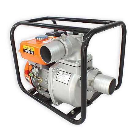 MOTOBOMBA GASOLINA 4T AUTOESCORVANTE 3'' POL. 196cc 6,5HP VMB653 VULCAN TRENT