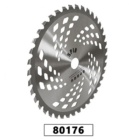 FACA CIRCULAR DE VIDEA 2mm NS05 40 DENTES FURO 25mm TAMANHO 255mm x ESPESSURA 1,25mm - SPIN
