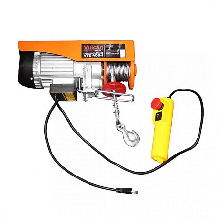GUINCHO ELÉTRICO 900 WATTS 200/400KG 127 VOLTS VTE400-1 CABO 12 METROS - VULCAN TRENT