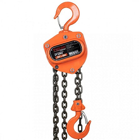 TALHA MANUAL PARA 2 TONELADAS CORRENTE 3 METROS VT2003 - VULCAN TRENT