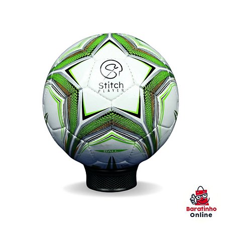 Bola Futebol Campo Oficial Verde Stitch Player