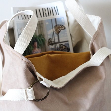 BOLSA GRANDE FLORIPA CAMURÇA AREIA