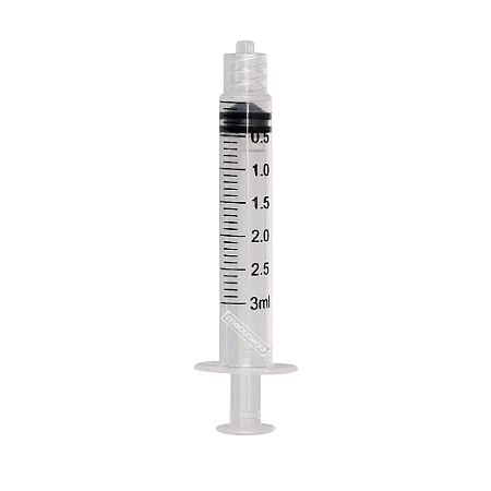 Seringa Bico Luer Lock Rosca SR KIT C/ 10 3ML