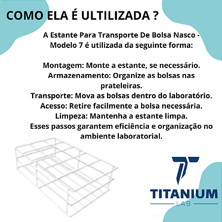 Especial Estante Para Transporte De Bolsa Nasco - Modelo 7