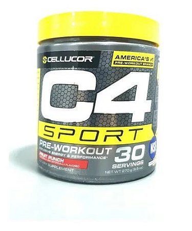 C4 Sport Cellucor Pré Treino 270 G 30/doses