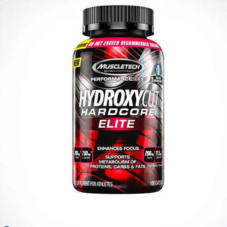 HYDROXYCUT HARDCORE ELITE (100CAPS) MUSCLETECH