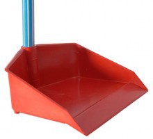 Pá de Lixo Plástica c/Cabo Longo Grande DALCIN D057