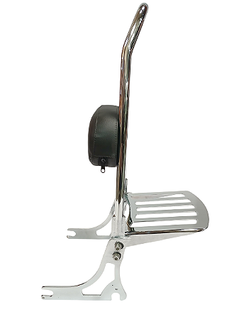 Sissybar encosto Easy Rider destacável  Softail Deluxe até 2017 com bagageiro