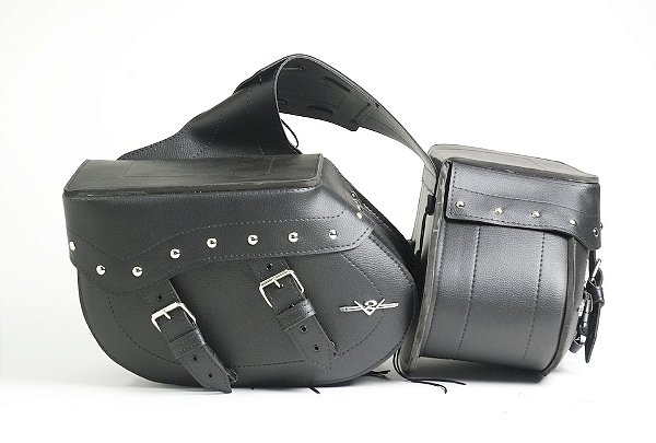 Kit Alforje Grande e suporte de alforje para Royal Enfield SuperMeteor 650