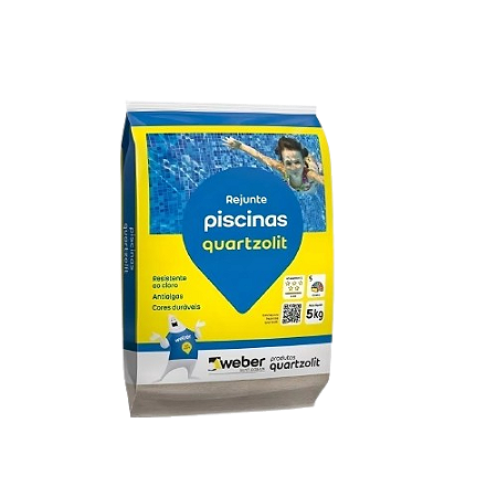 REJUNTE PISCINA 5KG BRANCO - QUARTZOLIT