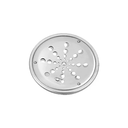 GRELHA INOX REDONDA 10CM C/ FECHO