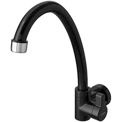 TORNEIRA COZINHA PAREDE HYDRAPLUS PRETA