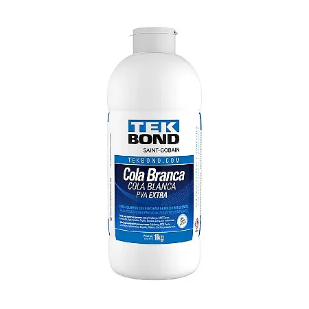 COLA BRANCA PVA EXTRA 1KG TEKBOND
