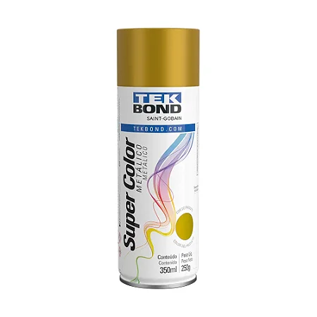 TINTA SPRAY DOURADO 350ML/250G TEKBOND