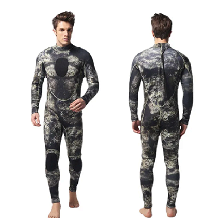 Roupa Camuflada Inteira Com Protetor De Peito E Joelho 3mm