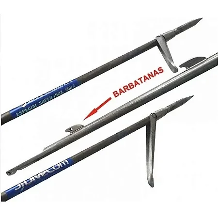 Arpão divecom aço inox super mola com difusor 7mm