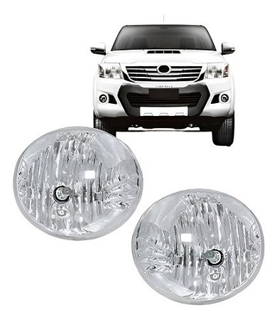 Farol De Milha Auxiliar Hilux Sw4 2012 a 2014 Sem Suporte