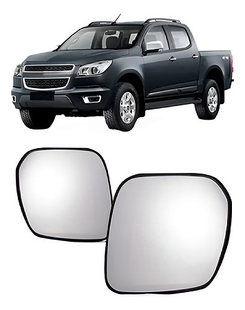 Lente Retrovisor S10 Trailblazer 2012 a 2024 Elétrico