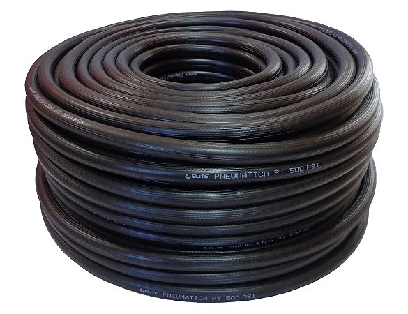 Mangueira Pneumatica Compressor PT 500 1/2 Elite Preta 20mt