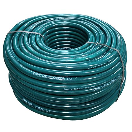 Mangueira Dupla Camada Verde 1/2 Menco - 80 Metros