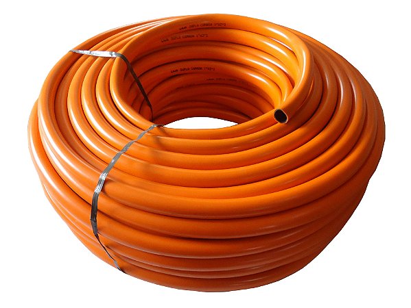 Mangueira Jardim Dupla Camada Irrigação Laranja 1 Pol - 90m
