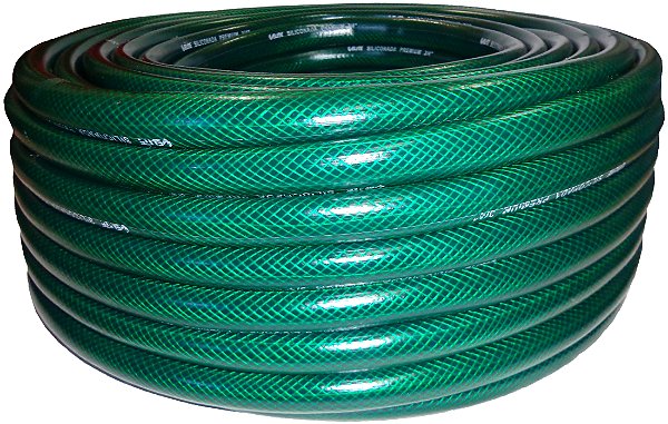 Mangueira Jardim Reforçada Siliconada Premium Verde 3/4 25mt