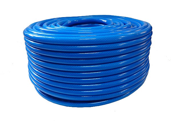 Mangueira Jardinagem Siliconada Flexível Azul 1/2 - 10m