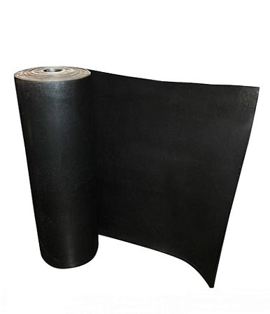 Lençol / Piso Borracha Liso c/Tela Elite 3mm 1m x 12 m