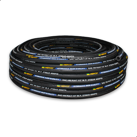 Mangueira Hidráulica R2 At 2 Trama Aço 1/2 Menco - 65 Mts