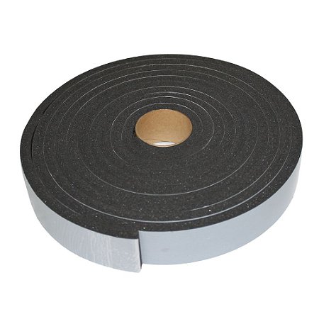 Fita Adesiva de PVC Anti Ruído 30mm x 8mm - Rolo 5 metros