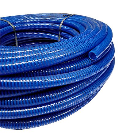 Mangueira Sucção Azul Água Caminhão Pipa 3 pol 20 metros