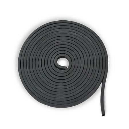 Perfil de Borracha Esponjoso Vedação Macio 15x15mm - 5m