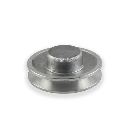 Polia de Alumínio para Correia em V 80mm 1 Canal Perfil B