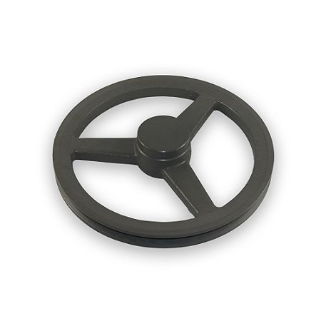 Polia Ferro Fundido para Correia em V 220mm 1 Canal Perfil B