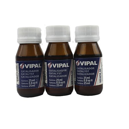 Kit Catalisador Vipafix 25ml Para Cola 60min Vipal 03 un