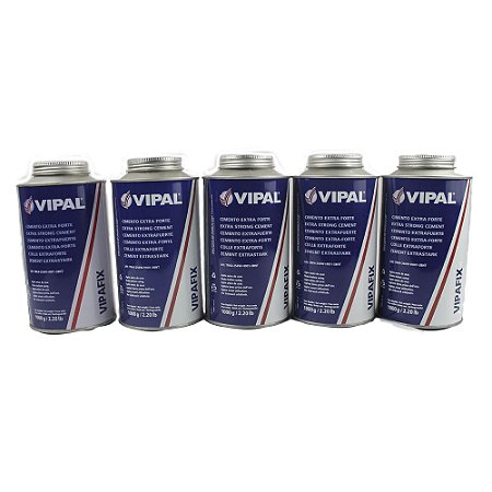 Kit Cola Cimento Vipal Extra Forte Vipafix 1000g - 05 un