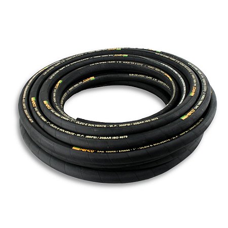 Mangueira R6 Hidráulica 1 pol Óleo Solvente Menco - 5mt
