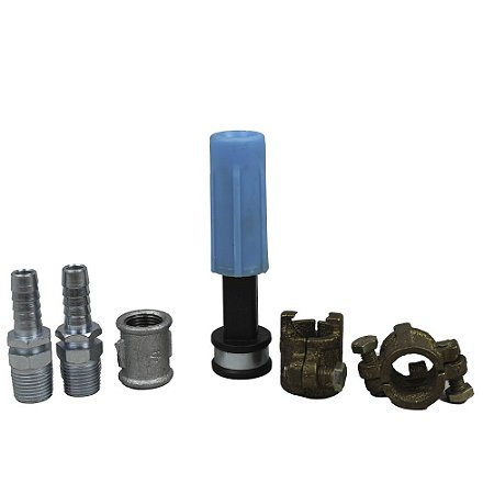 Kit Conexões para Mangueira Lava Auto com Esguicho 4,6mm