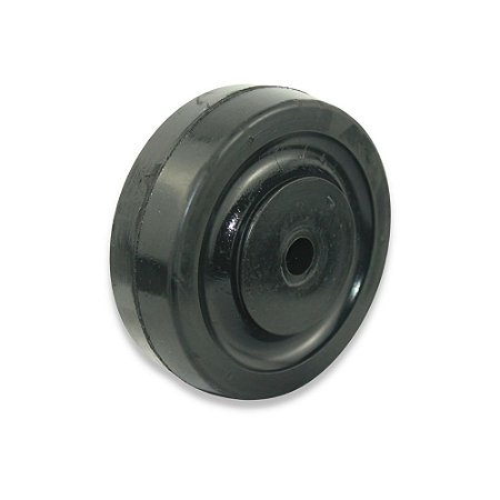 Roda 514 (5pol) em Borracha Maciça para Rodizio