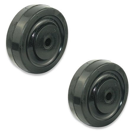 Kit Rodas 514 (5 pol) em Borracha Maciça para Rodizio (2 UN)