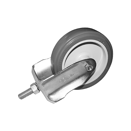 Rodinha 12cm Plástico BP 5 Polegadas com Parafuso Fixo