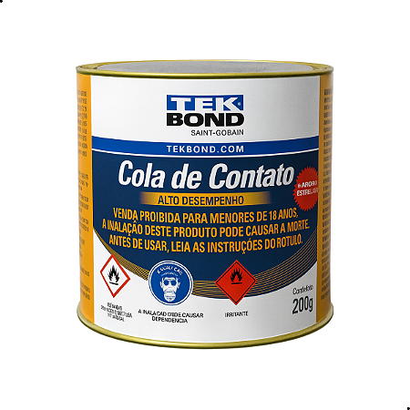 Cola Contato Sapateiro 200g Multiuso Tekbond
