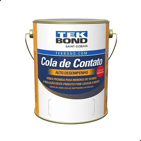 Cola Contato Sapateiro 2,8kg Multiuso Tekbond