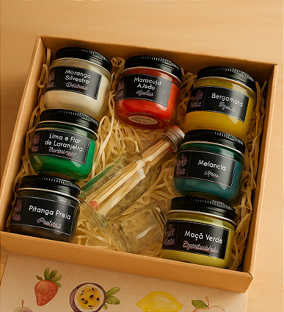 Kit Mini Velas - Linha Frutas