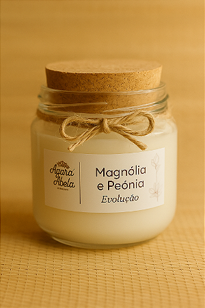 Vela Aromática Magnólia e Peônia