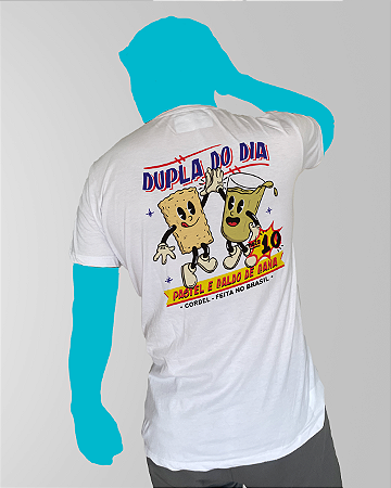 Camiseta Dupla do dia - Costas