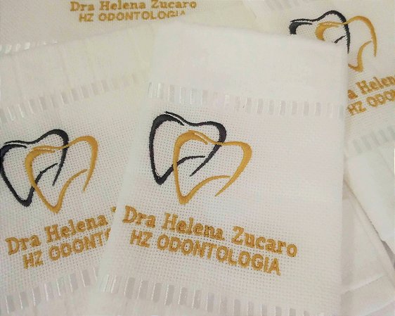 Toalha Lavabo com Logotipo Bordado