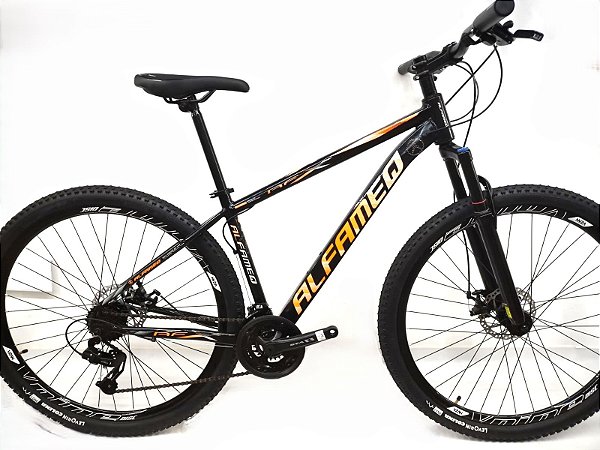 Bicicleta 29 alum freio disco 21 ou 24 vel mega range - Alfameq