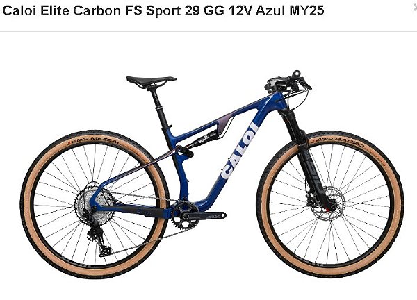 Caloi Elite Carbon FS Sport 29