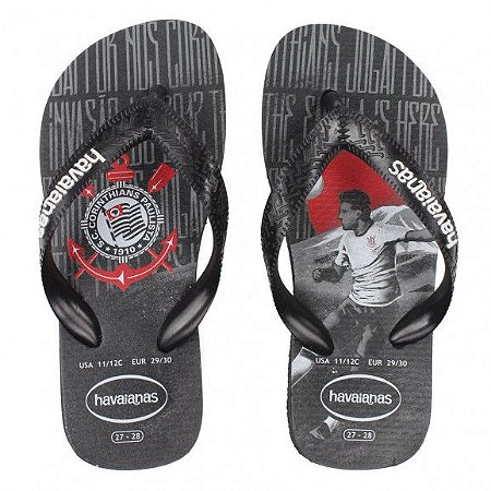 Chinelo Havaianas Time do Corinthians Oficial do Clube